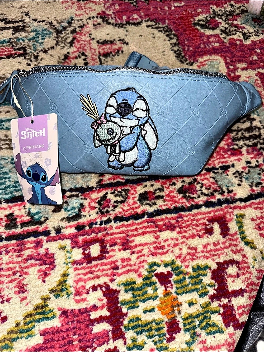 Disney Stitch Blue Belt Bag NWT